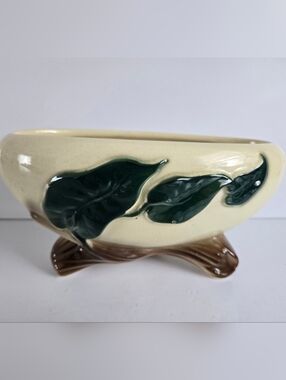 Ivy Art Pottery Vase Vintage